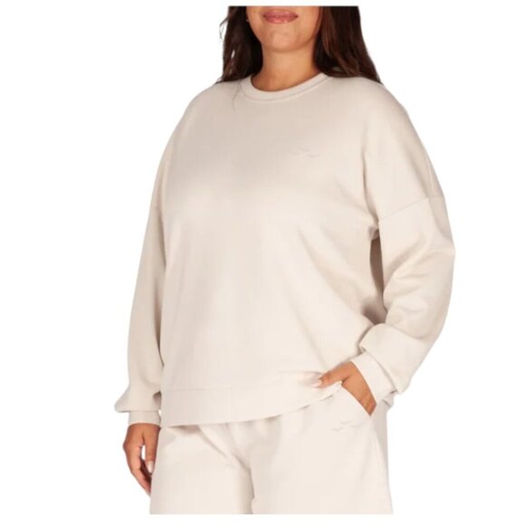 NEW Lazypants Sueded Crewneck | Cream - Picture 5 of 7